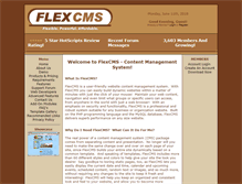 Tablet Screenshot of flexcms.com